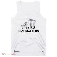 Size Matters Funny Salt Lime Tacos Tequila Tank Top thumb 0