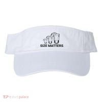 Size Matters Funny Salt Lime Tacos Tequila Visor thumb 0