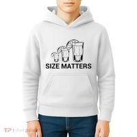 Size Matters Funny Salt Lime Tacos Tequila Kids Hoodie thumb 4