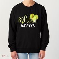 Softball Mom Great Gift Softball Mom Gift Grey Small Women's Sweatshirt thumb 0