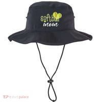 Softball Mom Great Gift Softball Mom Gift Grey Small Bucket Hat thumb 0