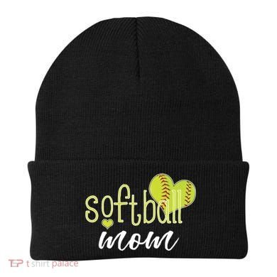 Softball Mom Great Gift Softball Mom Gift Grey Small Beanie