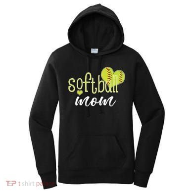 Softball Mom Great Gift Softball Mom Gift Grey Small Women's Hoodie