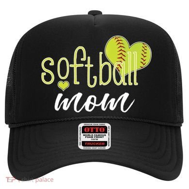 Softball Mom Great Gift Softball Mom Gift Grey Small Hat