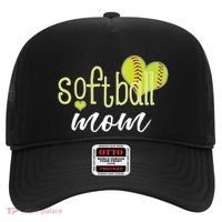 Softball Mom Great Gift Softball Mom Gift Grey Small Hat thumb 0