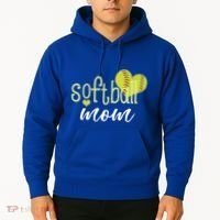 Softball Mom Great Gift Softball Mom Gift Grey Small Hoodie thumb 2