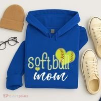 Softball Mom Great Gift Softball Mom Gift Grey Small Hoodie thumb 4