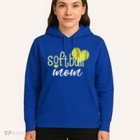 Softball Mom Great Gift Softball Mom Gift Grey Small Hoodie thumb 5