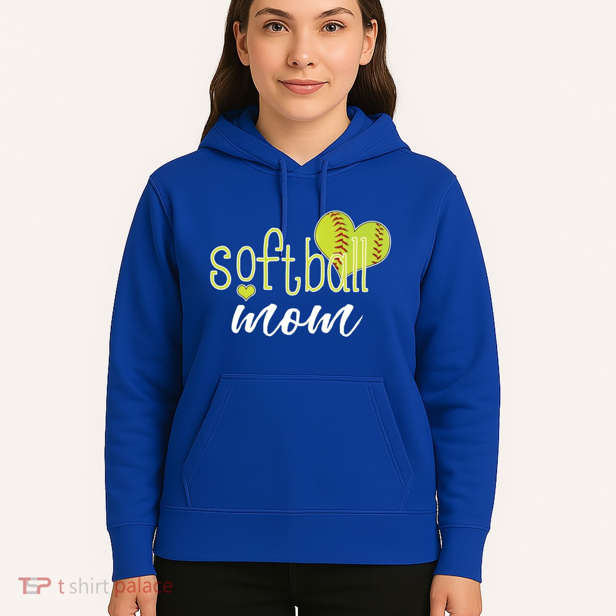 Softball Mom Great Gift Softball Mom Gift Grey Small Hoodie