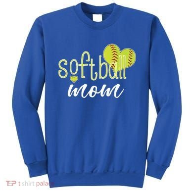 Softball Mom Great Gift Softball Mom Gift Grey Small Sweatshirt