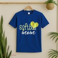 Softball Mom Great Gift Softball Mom Gift Grey Small T-Shirt thumb 2