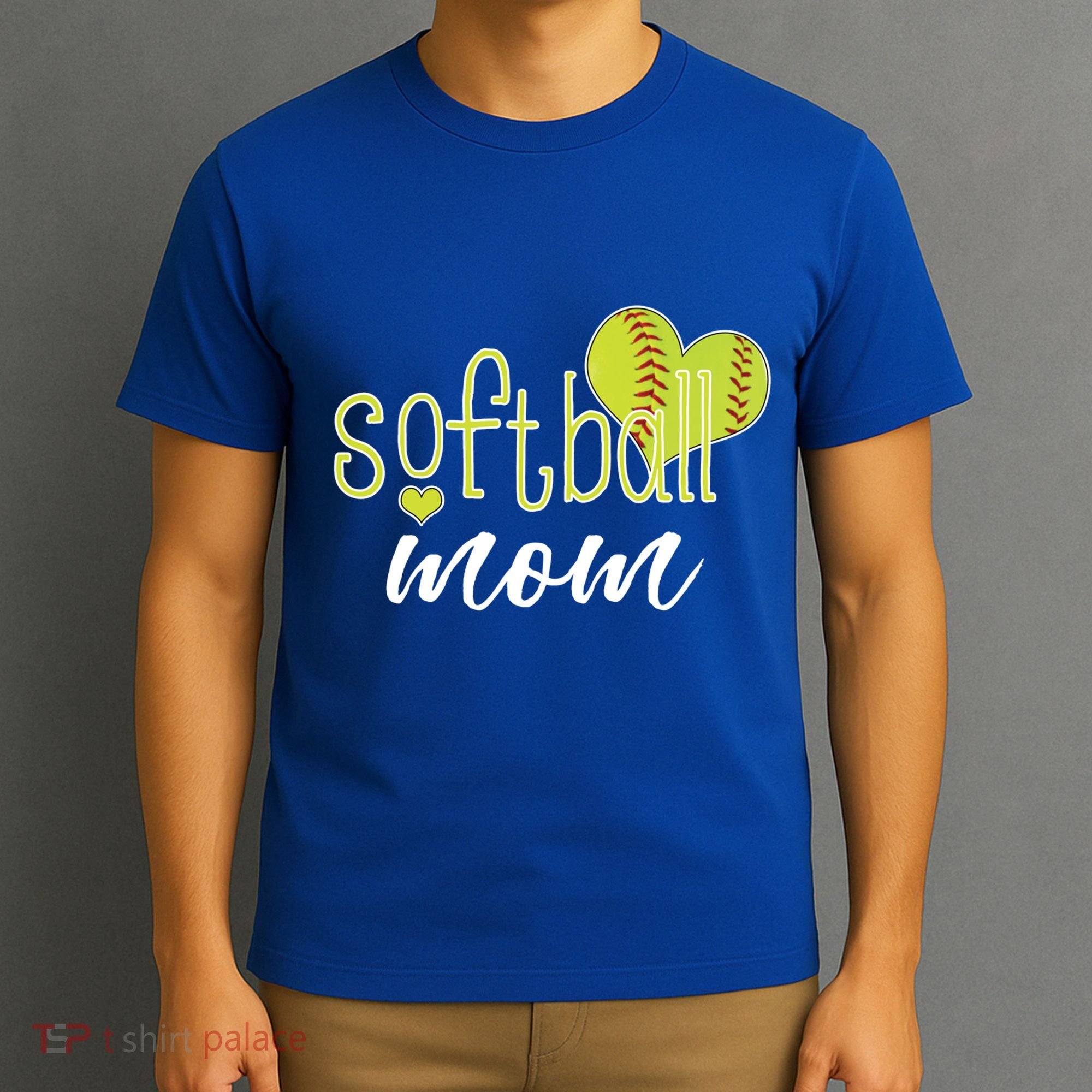 Softball Mom Great Gift Softball Mom Gift Grey Small T-Shirt