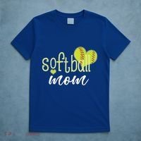 Softball Mom Great Gift Softball Mom Gift Grey Small T-Shirt thumb 5