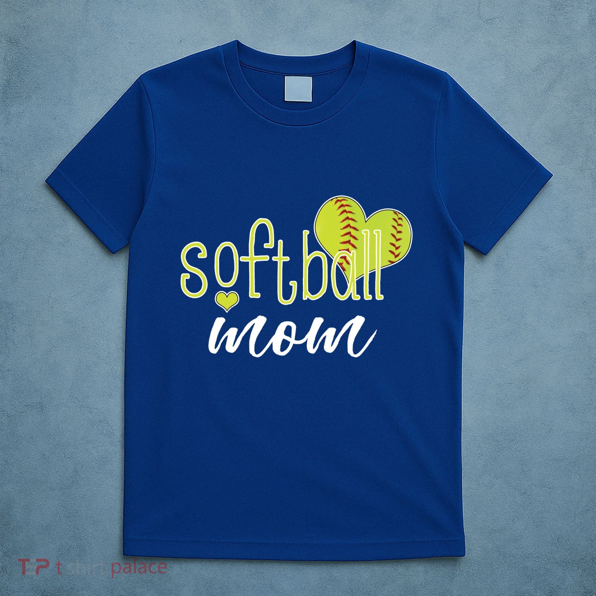 Softball Mom Great Gift Softball Mom Gift Grey Small T-Shirt