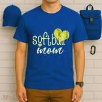 Softball Mom Great Gift Softball Mom Gift Grey Small T-Shirt thumb 6
