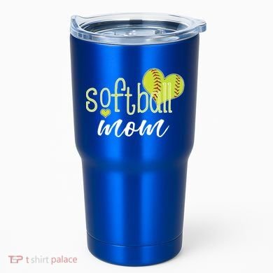 Softball Mom Great Gift Softball Mom Gift Grey Small Tumbler