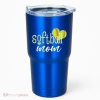 Softball Mom Great Gift Softball Mom Gift Grey Small Tumbler thumb 0