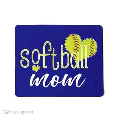 Softball Mom Great Gift Softball Mom Gift Grey Small Mousepad
