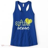 Softball Mom Great Gift Softball Mom Gift Grey Small Women's Tank Top thumb 0
