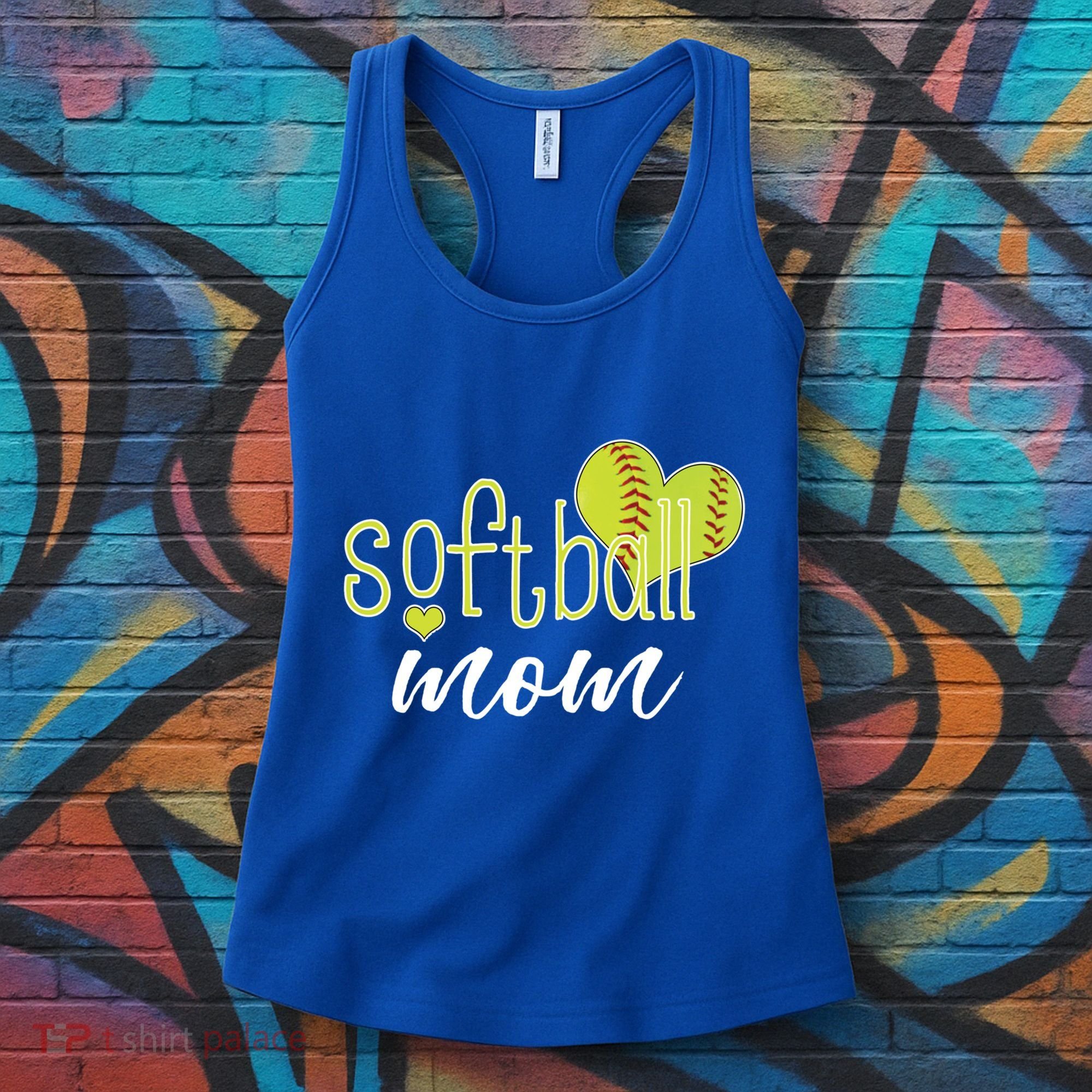 Softball Mom Great Gift Softball Mom Gift Grey Small Women's Tank Top