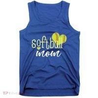 Softball Mom Great Gift Softball Mom Gift Grey Small Tank Top thumb 0