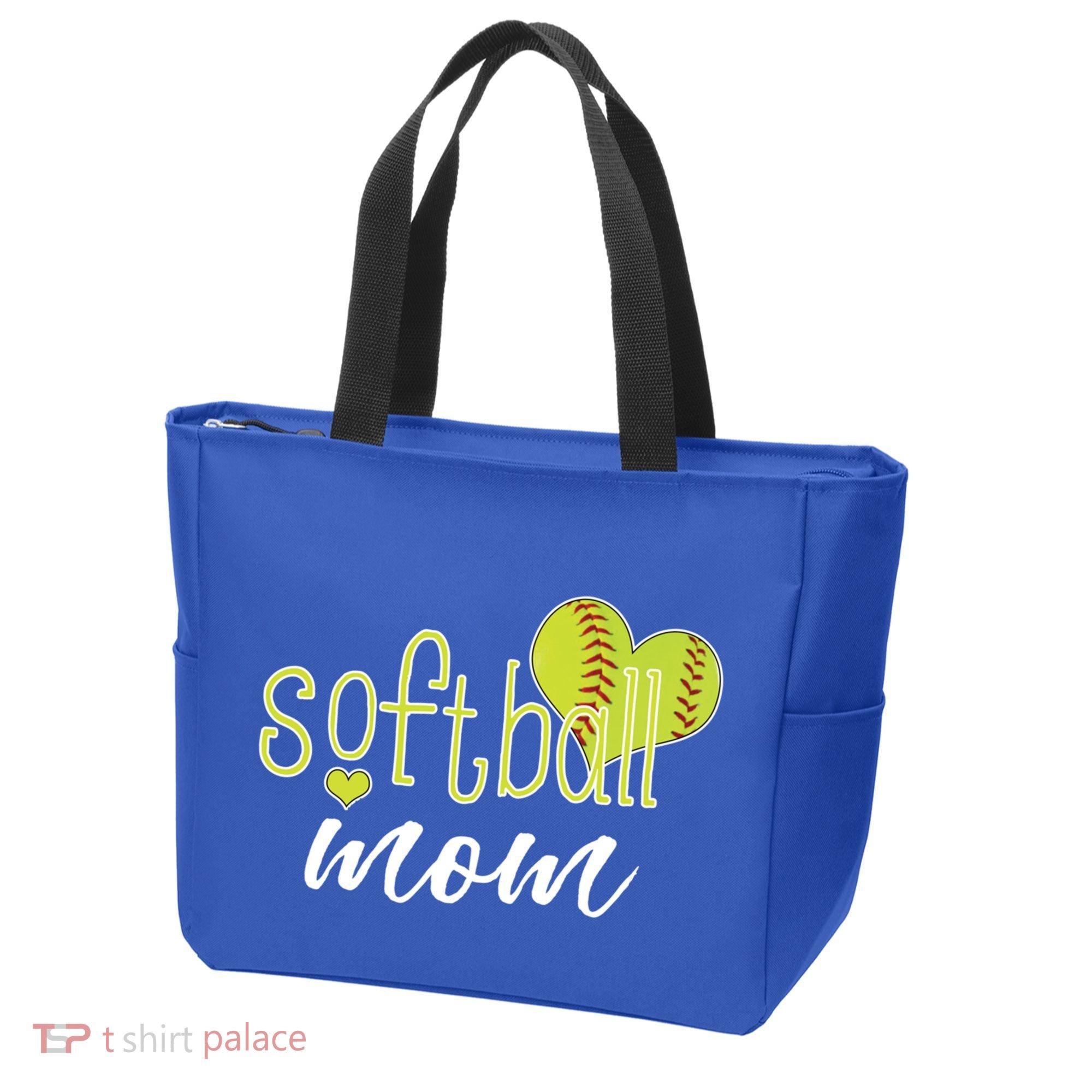 Softball Mom Great Gift Softball Mom Gift Grey Small Tote Bag