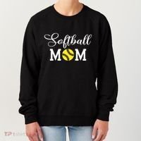 Softball Mom Gift Women's Sweatshirt thumb 0
