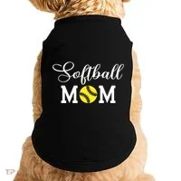 Softball Mom Gift Doggie Tank thumb 0
