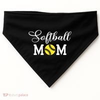 Softball Mom Gift USA-Made Doggie Bandana thumb 0