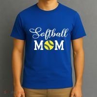 Softball Mom Gift T-Shirt thumb 3