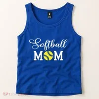 Softball Mom Gift Tank Top thumb 2