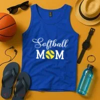 Softball Mom Gift Tank Top thumb 4