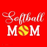 Softball Mom Gift Santa Hat thumb 1