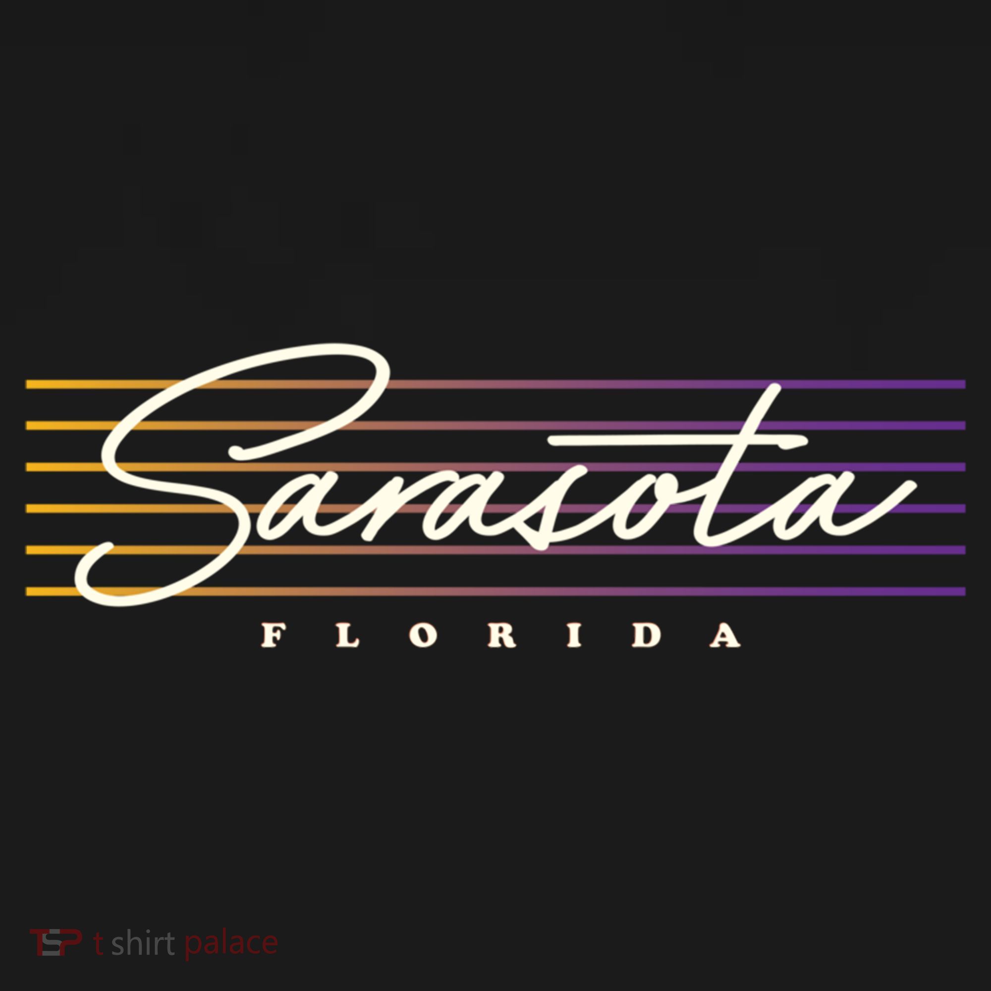 Sarasota Meaningful Gift Retro Style Florida Funny Gift Doggie Tank