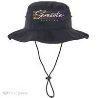 Sarasota Meaningful Gift Retro Style Florida Funny Gift Bucket Hat thumb 0