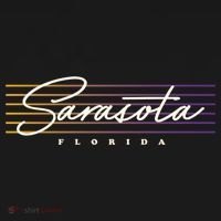 Sarasota Meaningful Gift Retro Style Florida Funny Gift Women's Hoodie thumb 2