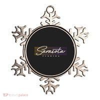 Sarasota Meaningful Gift Retro Style Florida Funny Gift Ornament thumb 0