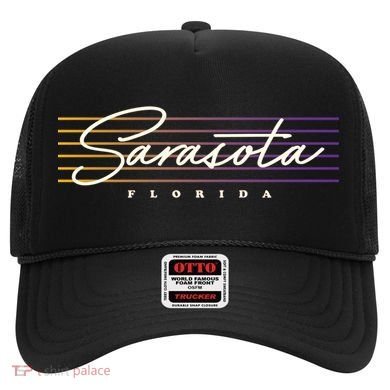 Sarasota Meaningful Gift Retro Style Florida Funny Gift Hat