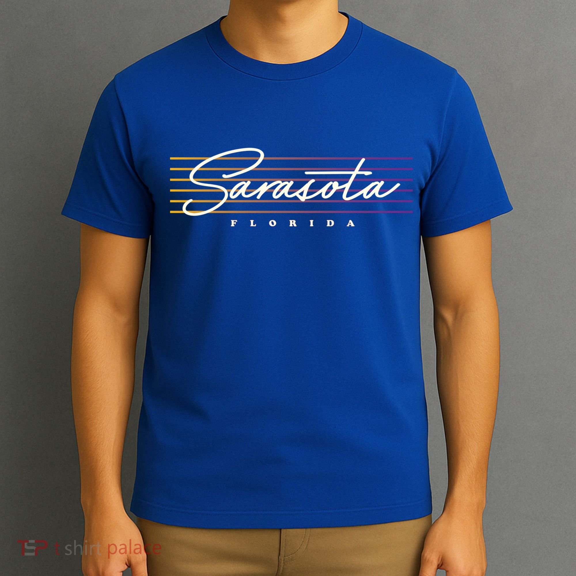 Sarasota Meaningful Gift Retro Style Florida Funny Gift T-Shirt