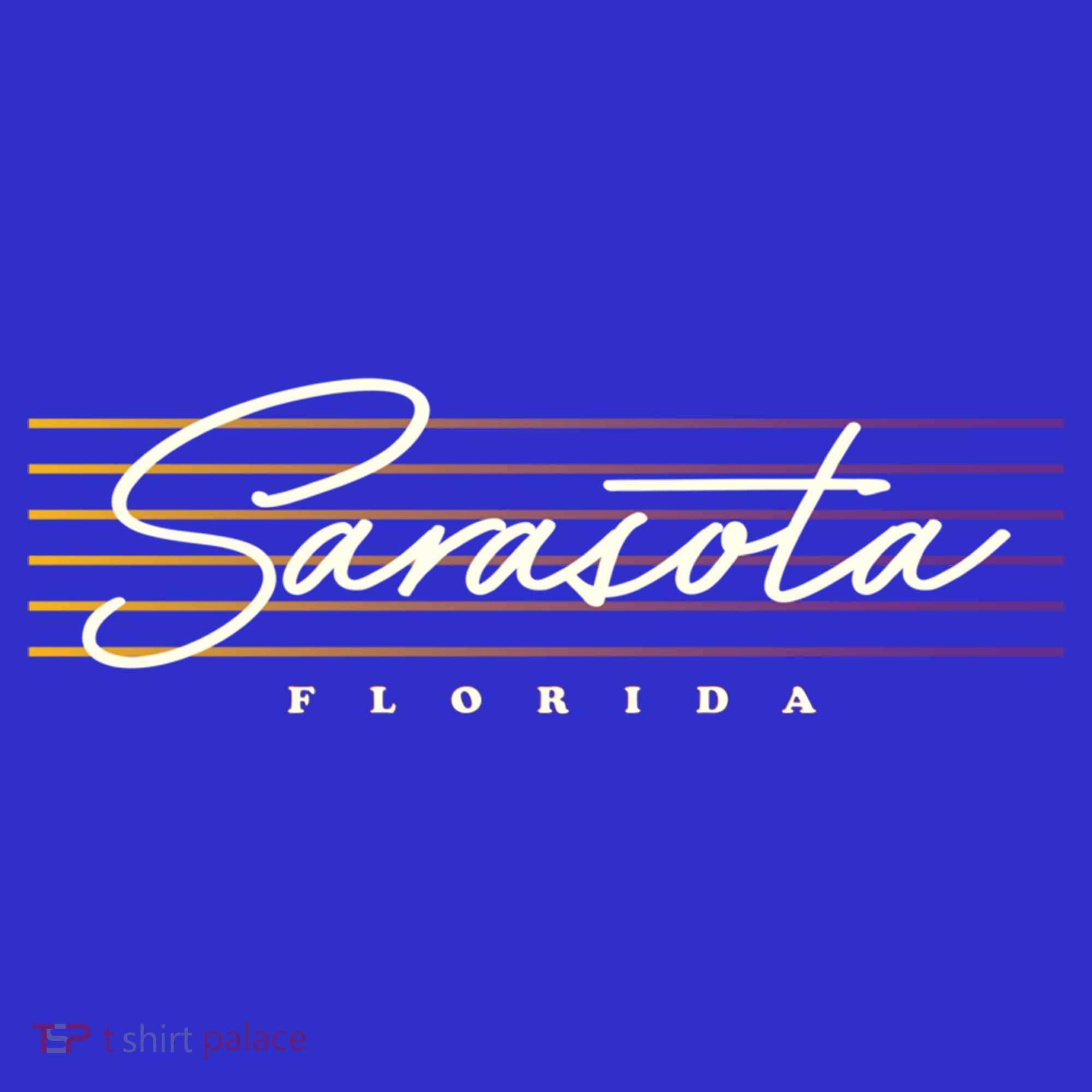 Sarasota Meaningful Gift Retro Style Florida Funny Gift T-Shirt