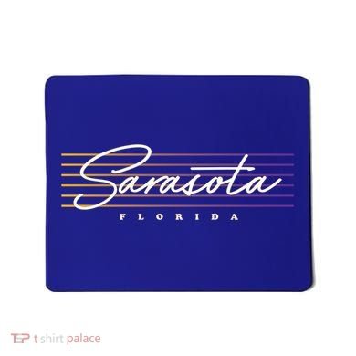 Sarasota Meaningful Gift Retro Style Florida Funny Gift Mousepad