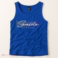 Sarasota Meaningful Gift Retro Style Florida Funny Gift Tank Top thumb 2