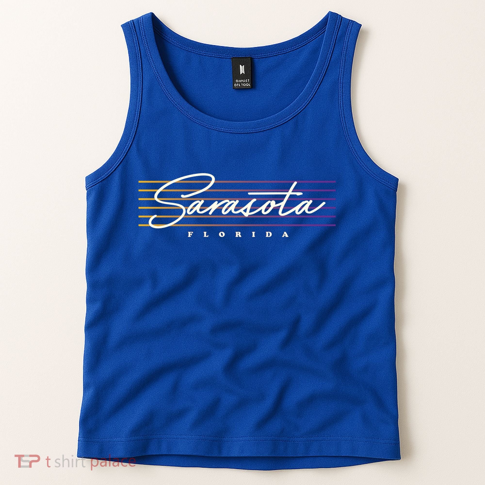 Sarasota Meaningful Gift Retro Style Florida Funny Gift Tank Top