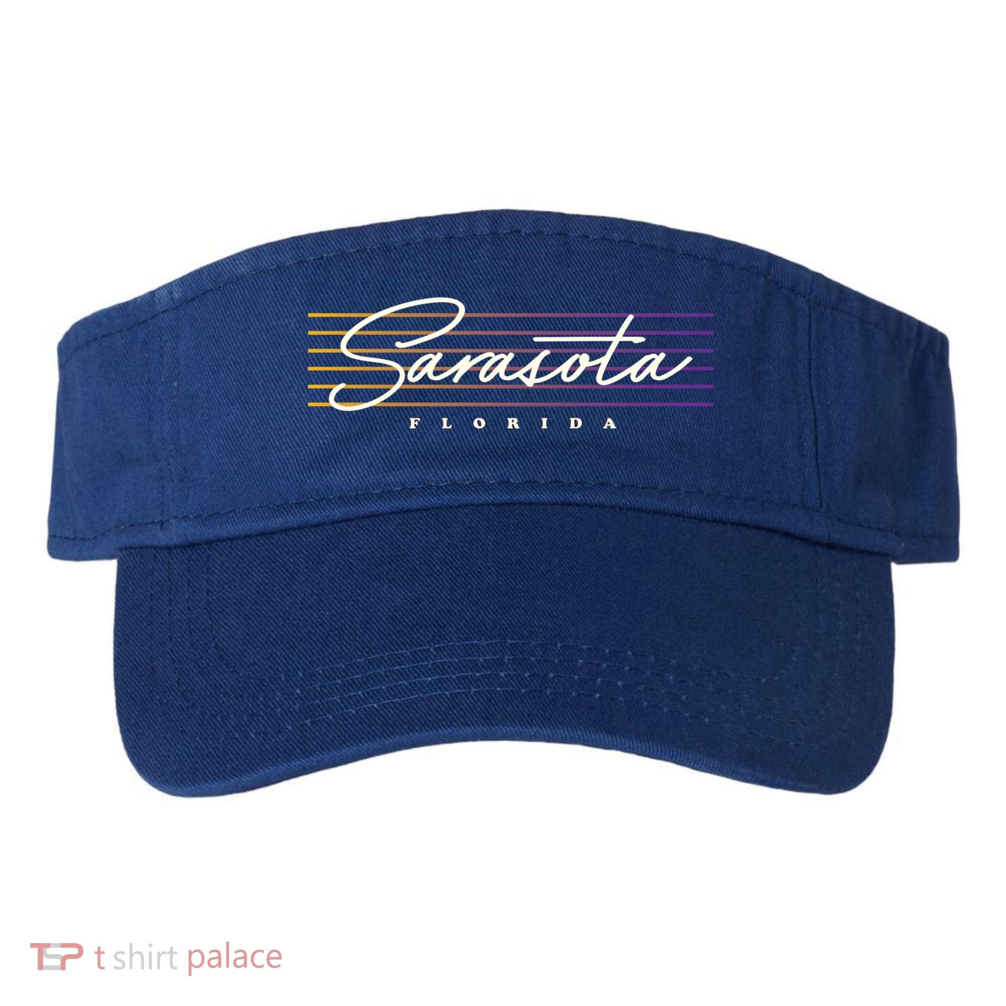 Sarasota Meaningful Gift Retro Style Florida Funny Gift Visor