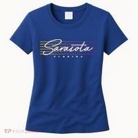 Sarasota Meaningful Gift Retro Style Florida Funny Gift Women's T-Shirt thumb 0