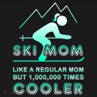 Ski Mom Gift Funny Ski Great Gift Ski Merch Skiing Gift Bucket Hat thumb 4