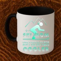 Ski Mom Gift Funny Ski Great Gift Ski Merch Skiing Gift Coffee Mug thumb 2