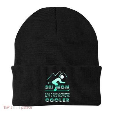 Ski Mom Gift Funny Ski Great Gift Ski Merch Skiing Gift Beanie