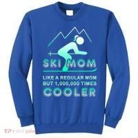Ski Mom Gift Funny Ski Great Gift Ski Merch Skiing Gift Sweatshirt thumb 0