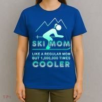 Ski Mom Gift Funny Ski Great Gift Ski Merch Skiing Gift T-Shirt thumb 4